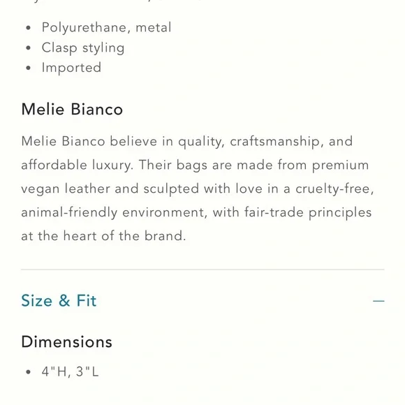 - NWT Anthropologie Melie Bianco Fruit Bag Charm - Picture 2 of 2